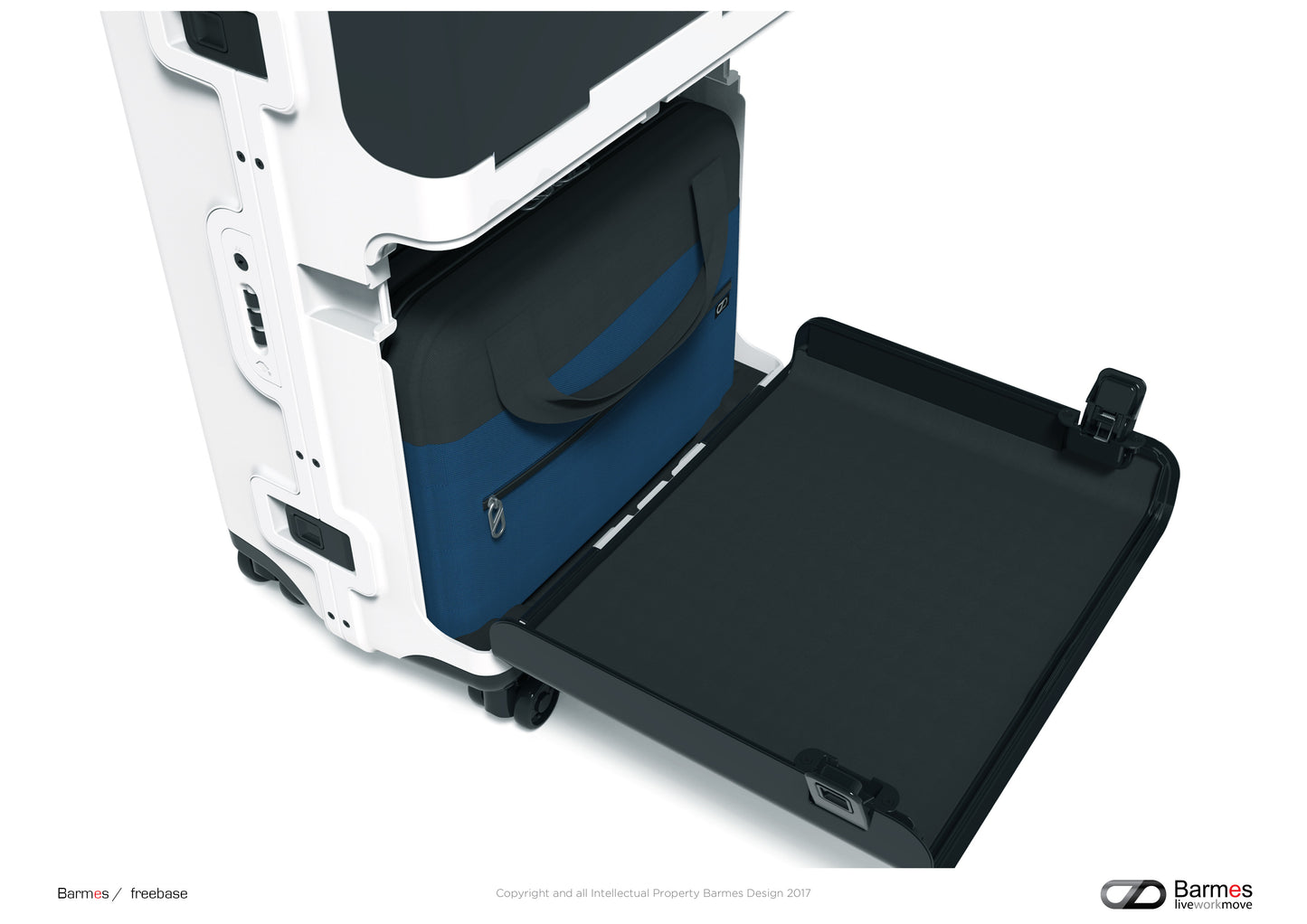 Blue Laptop Satchel incl Texas Freight