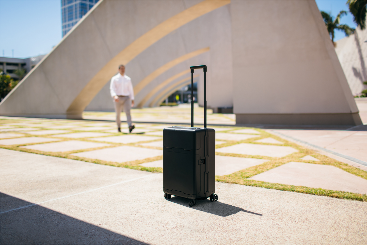 All Black Carry-On Case - With Fabric Accessories